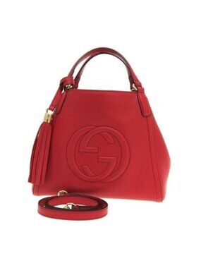 Gucci Soho Handbag Red